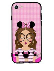 Moreau Laurent Cute Girl Pink Hair Clip Pattern Back Cover for iPhone 6S- Multi Color