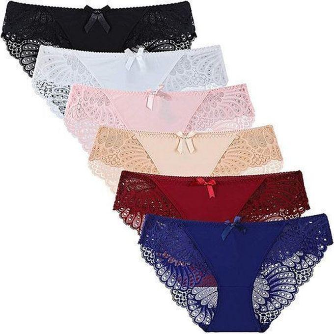 Fashion 6pcs Pure Cotton Seamless Panties Long Lasting Underwear