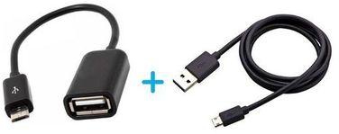 Generic OTG Cable Adapter + Free High Quality USB Data Cable