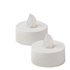 Set Of 2 White LED Battery Operated Tea Light Candles