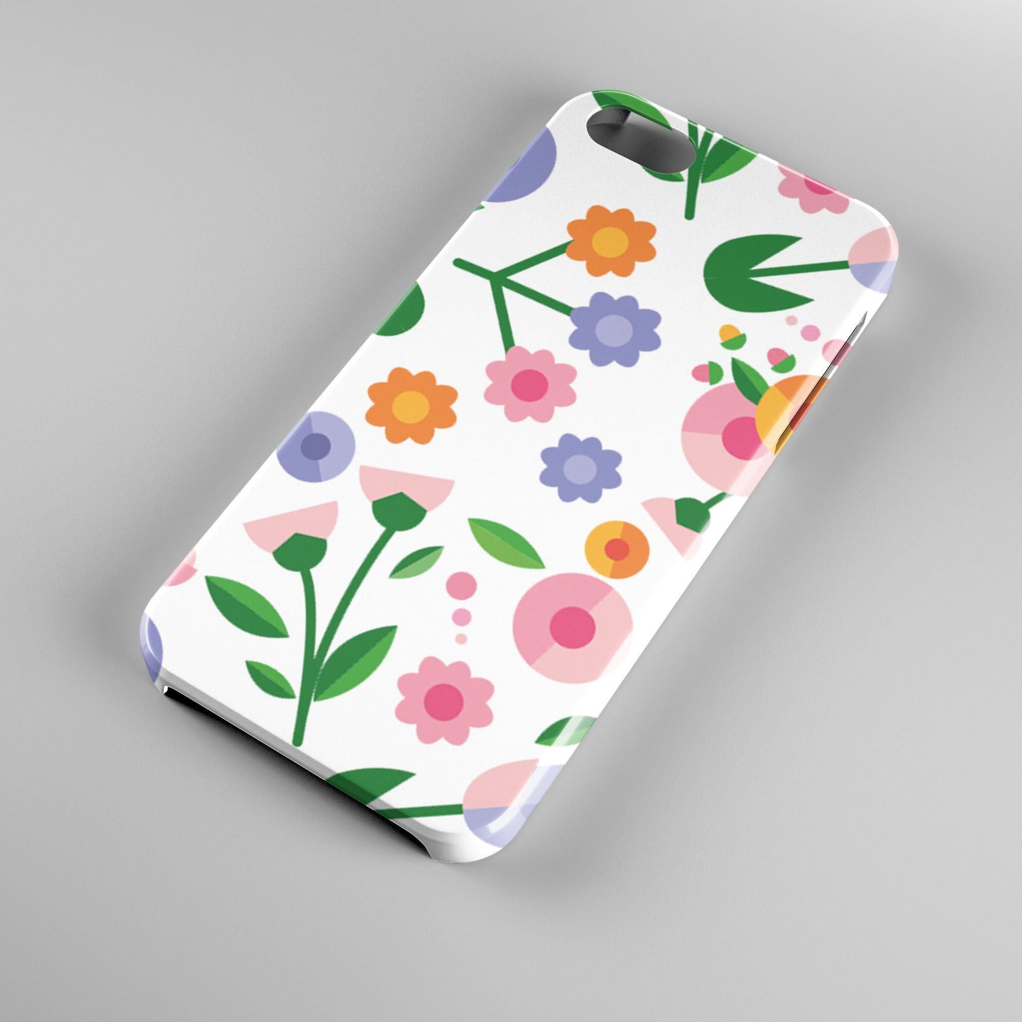 Pastel Pixellated Floral Phone for iPhone 5