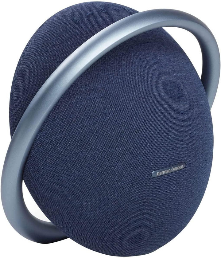 Harman Kardon Onyx Studio 7 Bluetooth Wireless Portable Speaker -8 Hours Music Play time – Blue/Black