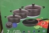 3pcs Non Stick Pot With Frying Pan And Free Spoon