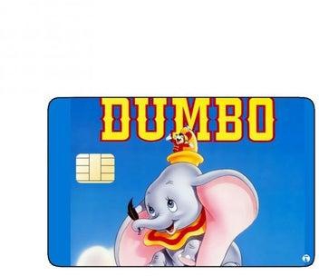 PRINTED BANK CARD STICKER Animation Dumbo By Disney