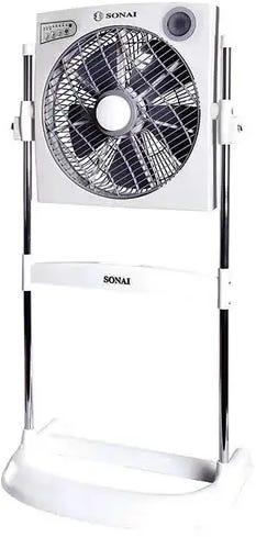 Get Sonai MAR-4014RT Stand Fan, 14 Inch, 3 Speed - White with best offers | Raneen.com