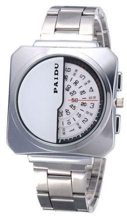 White Square Luxury Stainless Steel Wrist Casual Watch