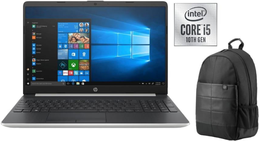 HP Laptop 15DY-1751MS, Core i5-1035G1, 10th Gen, 8GB RAM, 512GB SSD, Intel UHD Graphics, Webcam, Bluetooth, 15.6 Inch Touch Screen, Windows 10 Home