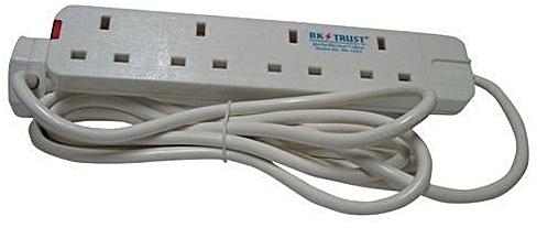 RK Trust 4-Way Extension Cable - White.