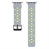 Silicone Replacement Apple Watch Band 42mm Sport Edition Strap for Apple Watch 1, 2, 3- Grey, Green