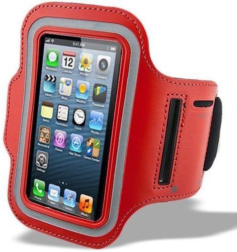 Running Armband Case Cycling Sports Mobile Holder Pouch For iPhone 6 Plus 5.5 inch RED