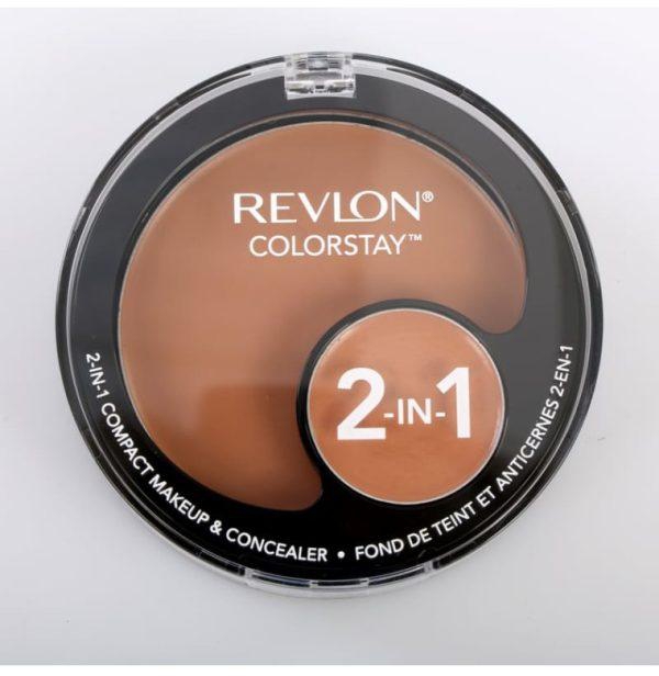 Revlon ColorStay 2-In-1 Compact Makeup & Concealer, Caramel