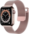 Magnet Band Compatible With Apple Watch 41mm/40mm/38mm, Stainless Steel Watch Band For IWatch Series 1/2/3/4/5/6/7/SE 2 By Ten Tech – Rose Gold