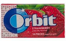 Orbit Strawberry Sugar-Free Gum 14.5 g 14 Pieces