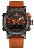 Men's Leather Analog/Digital Watch NF9094M