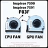 Qaooo Fan For Dell Inspiron 7590 7591 P83f Lap Cpu Gpu Fan