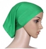 حجاب داخلي بتصميم أنبوبي أخضر