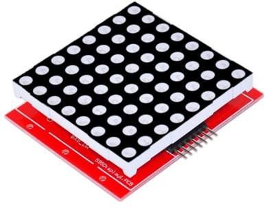 Led Red Matrix Module Driver Board 8*8*3.7mm With Dot Matrix