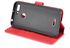 DG.MING Retro Oil Side Horizontal Flip Case For Xiaomi Redmi 6, With Holder & Card Slots & Wallet (Red)