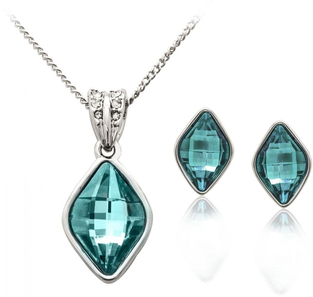 Mysmar White Gold Plated Crystal Jewelry Set [MM283]