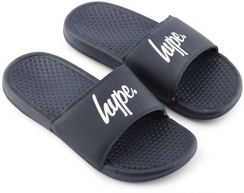 Hype Slippers For Men, Size 7 US, Blue, SS16F-SLIDER4