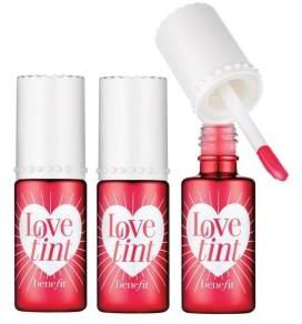 Benefit Cosmetics Lovetint Fiery Red Lip & Cheek Stain 3pcs
