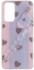 Xiaomi Redmi Note 11 4G 2022 - Printed Silicone Cover With Glitter And Clear Chain