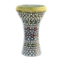 Colorful Wooden African Drum Egyptian Tabla Mosaic Inlaid With 22cm (8.75") Goatskin Head