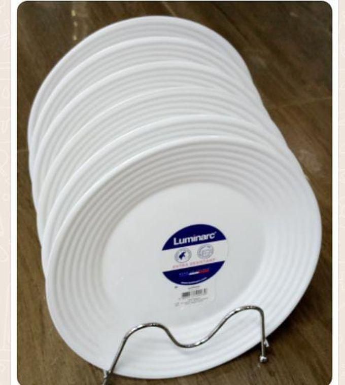 Luminarc Dinner Plates, Set Of 6 High Quality Plates