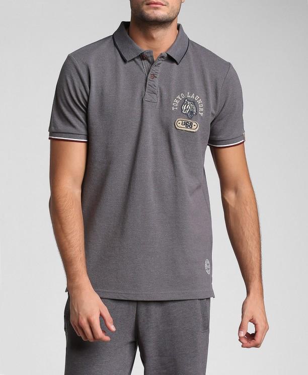 Dark Grey Tiger Bay Polo T-Shirt