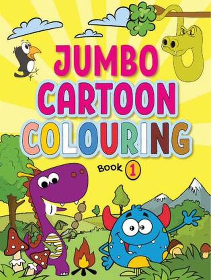 Jumia Books Jumbo Cartoon Colouring Book 1 (Paperback, Team Pegasus)