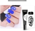 8ml Nail Art Stamping Gel Polish Kit Blue