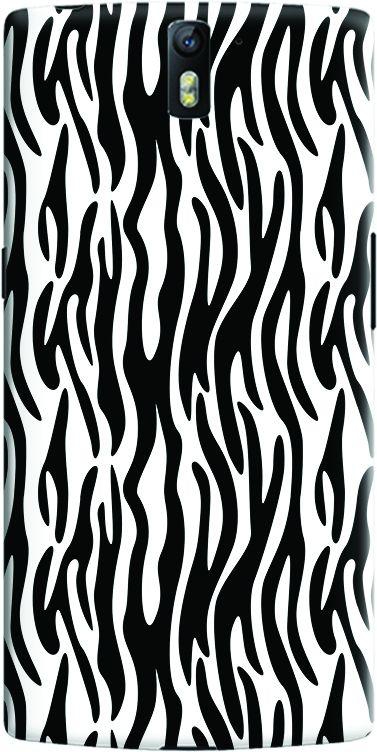 Stylizedd OnePlus One Slim Snap Case Cover Matte Finish - Zebra Stripes