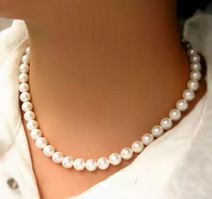 Natural Freshwater Pearls Ladies Fashion Necklace