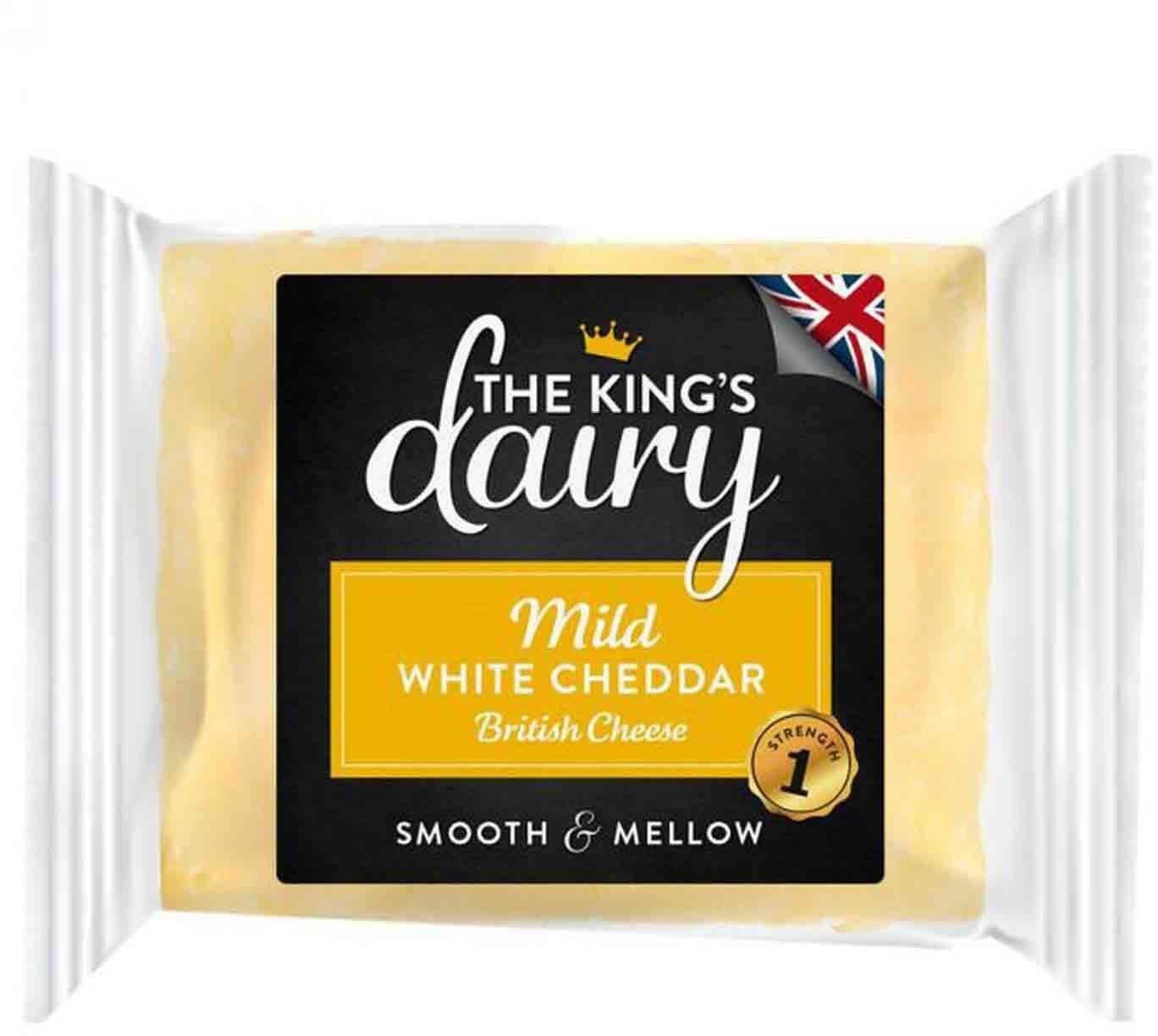 The Kings Dairy Mature White Cheddar Cheese 200g