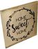 Home Sweet Home Printed Wooden Plaque Beige
