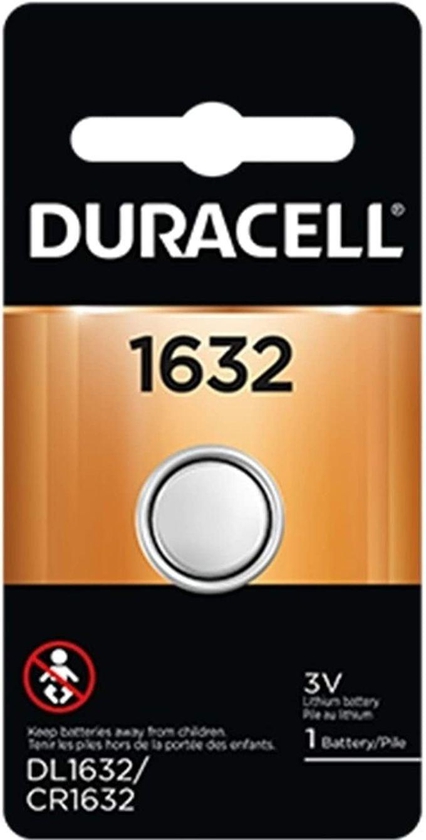 Duracell Lithium Coin CR1632 1632 Battery For Car Remote & Other Devices.