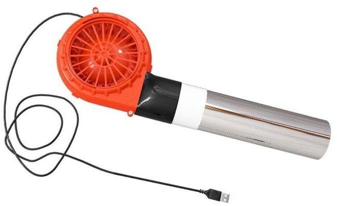 Portable BBQ Fan Air Blower Battery Powered Barbe Fan Air Blower Outdoor Camping Grill Cooking Tool
