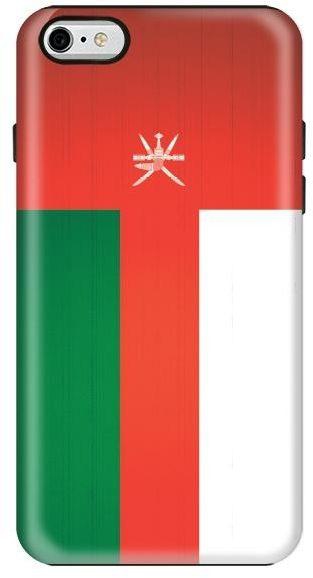Stylizedd Apple iPhone 6 Premium Dual Layer Tough Case Cover Gloss Finish - Flag of Oman