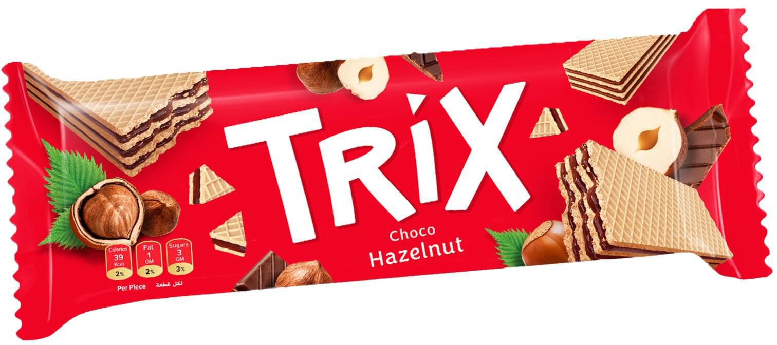 Trix Wafer Filled with Hazelnut Flavored Cacao Cream - 30 gram