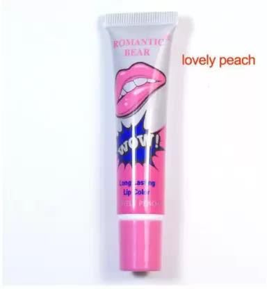 Romantic Bear Wow Peel Off Lip Gloss - Lovely Peach -15g