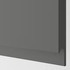 METOD Base cabinet with wire baskets, black/Voxtorp dark grey, 60x60 cm - IKEA