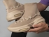 High Top Flat Casual Shoes Knitting Stretch Platform Sneakers Walking Shoes