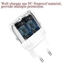 Fast Charging Wall phone Charger 2 Port USB Quick Charging-white