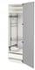 METOD / MAXIMERA خزانة عالية مع أرفف مواد نظافة, أبيض/Sinarp بني, ‎60x60x200 سم‏ - IKEA