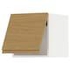 METOD Wall cabinet horizontal, white/Sinarp brown, 40x40 cm - IKEA