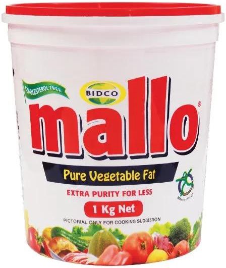 Mallo Pure Vegetable Cooking Fat - 1KG