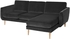 SMEDSTORP 3-seat sofa with chaise longue - Djuparp/dark grey oak