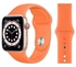 Replacement Band For Apple Watch Series 6/SE/5/4/3/2/1 Orange