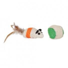 JACKSON GALAXY ROPE MOUSE w/BALL