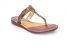 Basicxx Ladies Khaki-Coloured Casual Leather Sandals Size 39
